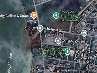 Thủ thiêm villa  bán lô biệt thự view hồ hiếm có