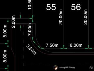 Dự án huy hoàng bán lô đất góc 2 mặt tiền xd cao tầng giá rẻ! vị trí gần sông