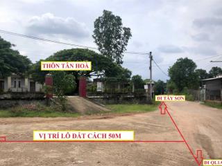 Bán đất cát tân  phù cát. ngay nhà văn hoá tân hoà. dt 210m2 ngang 7m. đường 4m. cách ql1a 500m