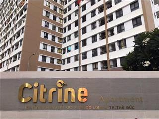 Chính chủ cần bán căn hộ chung cư citrine mặt tiền đường tăng nhơn phú, phước long b, tp thủ đức.