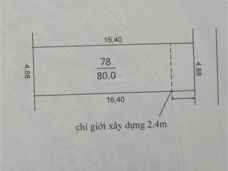 Chủ cần tiền bán 80m2 x2 thôn đồng nhân, hải bối, đông anh cũ. đường rộng 12m. sát đường hoàng sa
