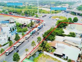 60 tr/m2 lô đất 5555m2 full thổ mặt tiền nguyễn duy trinh ngay vòng xoay, gần cảng phú hữu