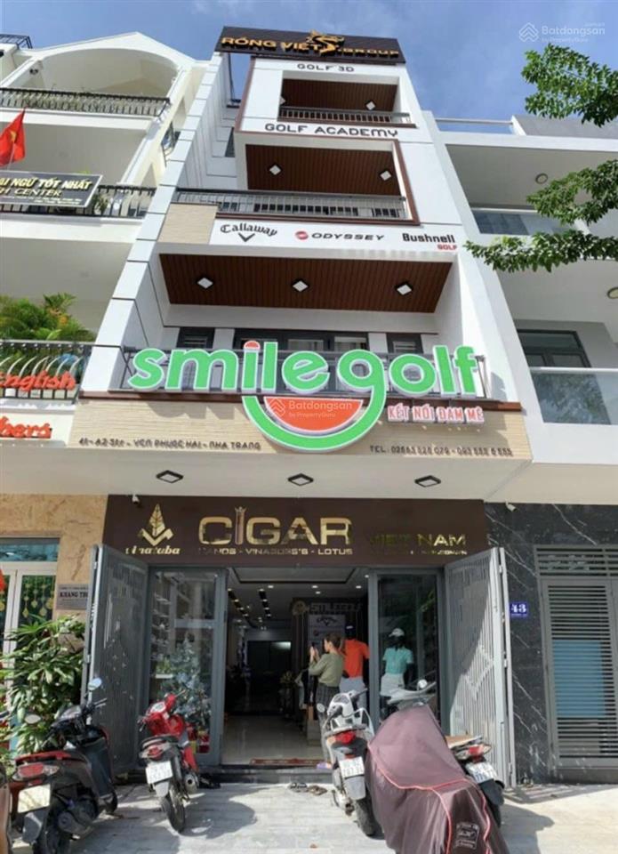 Bán nhà 4 tầng sổ hồng đường rộng 20m có nguồn thu nhập tại kđt vcn phước hải nha trang