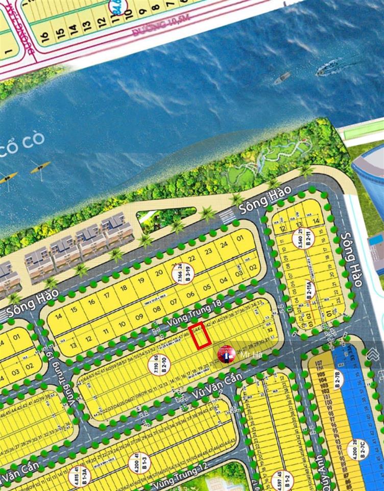 Cần bán lô đất đường vùng trung 18, khu đô thị phú mỹ an, đà nẵng, 106,3m2