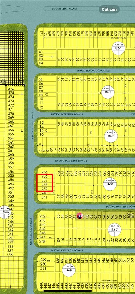 Bán 2 lô đẹp đường nguyễn xiển đoạn gần minh mạng & nguyễn đình trân, dt 210m2