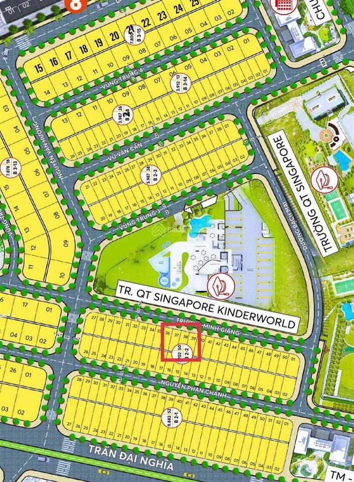 Bán lô trương minh giảng đối diện trường quốc tế singapore, đà nẵng, 150m2