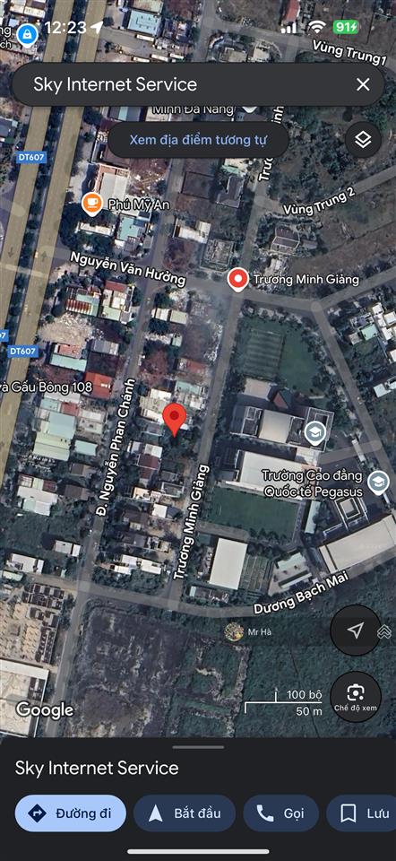 Bán lô trương minh giảng đối diện trường quốc tế singapore, đà nẵng, 150m2