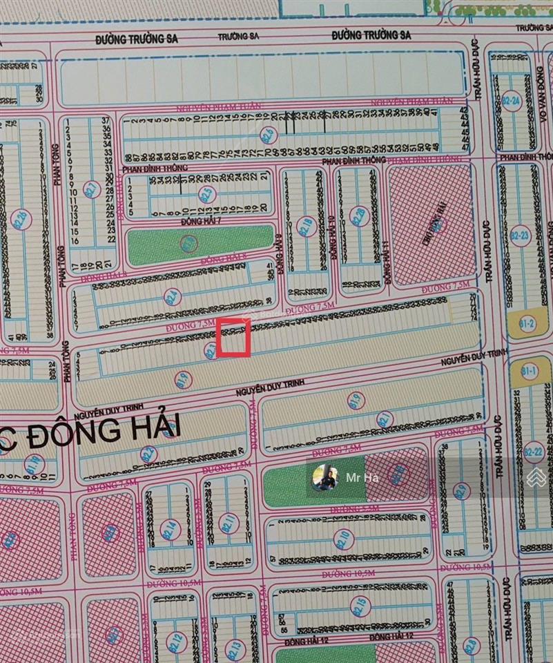 Chính chủ bán lô đất đường lê như hổ, ngũ hành sơn, đà nẵng, 125m2