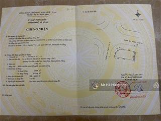 Bán lô góc 2 mặt tiền đường nguyễn văn hưởng và nguyễn phan chánh, phú mỹ an, đà nẵng
