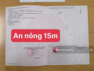 Bán lô đất mặt tiền đường an nông, hoà hải, ngũ hành sơn, đà nẵng, 135m2