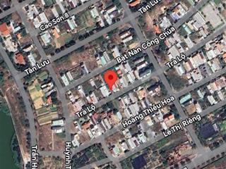 Bán lô đất biển tân trà mặt tiền đường trà lộ, hòa hải, ngũ hành sơn, hướng bắc, dt 156m2