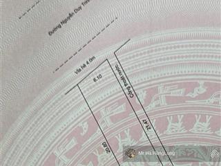 Bán lô đất nguyễn duy trinh sát võ quý huân thông bãi tắm tân trà, 127.3m2
