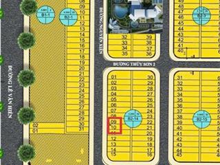 Hàng hiếm! duy nhất cặp đất đường nguyễn xiển ngay bãi tắm sơn thuỷ, 206m2