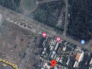 Đất biển đường nguyễn nghiễm  đấu lưng trường sa, 200m2