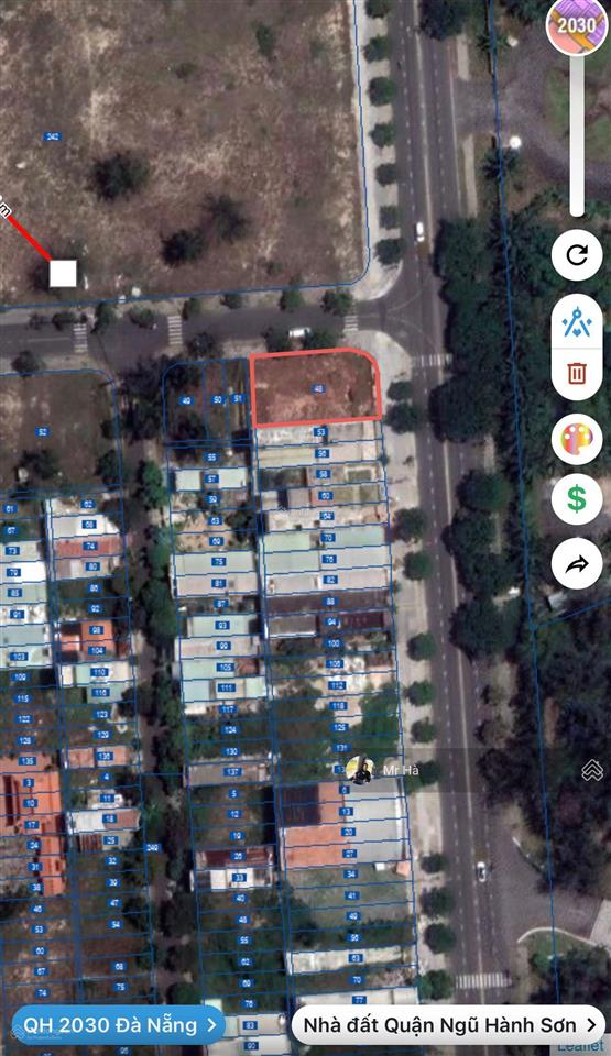 Bán lô góc đường trường sa và mộc sơn 3, ngũ hành sơn, đà nẵng, dt 490m2