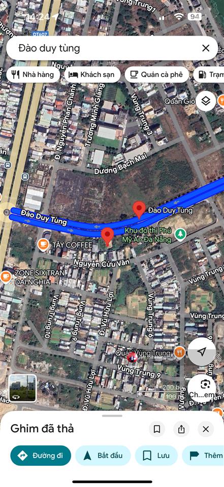 Cần bán lô đất đường đào duy tùng, hòa hải, ngũ hành sơn, đà nẵng, dt 361m2