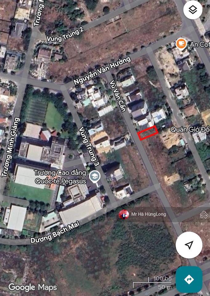 Cần bán lô đất đường vũ văn cẩn, phú mỹ an, đà nẵng, dt 150m2, đường 10,5m vỉa hè 6m