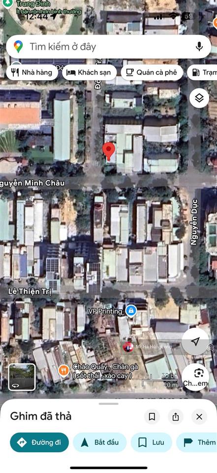 Bán nhà 2 tầng lô góc 2 mặt tiền nguyễn minh châu và đông trà 8