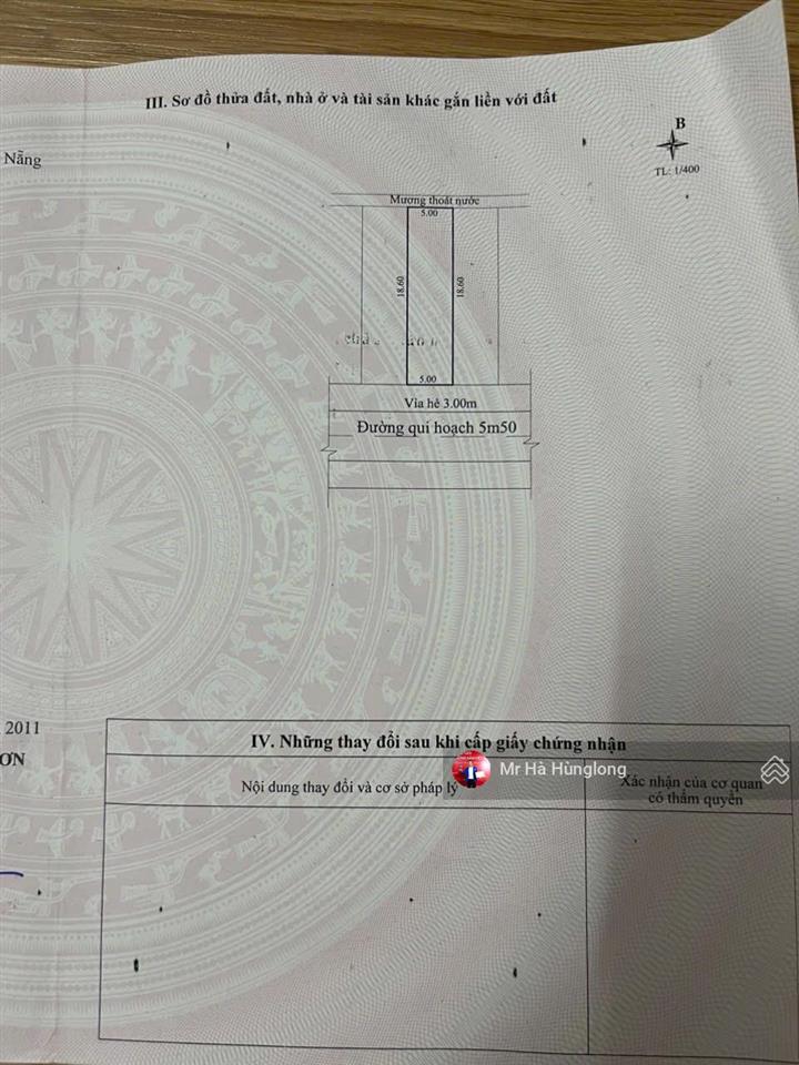 Bán lô đất lê thị riêng đà nẵng đẹp, 93m2