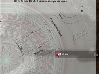 Bán lô đất đường 2 mặt tiền, đường bùi bỉnh uyên và kiệt bê tông 5m, ngũ hành sơn, đà nẵng