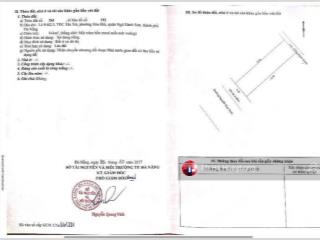 Bán đất mặt tiền nguyễn duy trinh  đà nẵng, dt 141m2