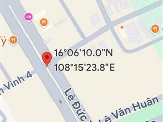 Bán gấp lô góc 2 mặt tiền lê đức thọ  biển hoàng sa  vị trí vàng  kinh doanh đắc lợi