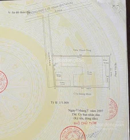 Bán xưởng phú hoà thủ dầu một, ngay gã tư mptv và dt743. giá cực rẻ. 0933 292 ***