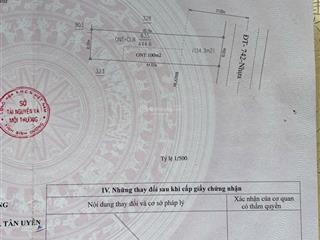 Mặt tiền dt742 (huỳnh văn luỹ), lô duy nhất, giá rẻ nhất. 0933 292 ***