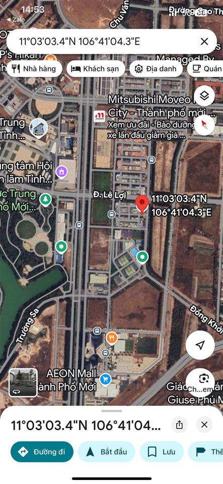 Mặt tiền đồng khởi, căn nhà 3 mặt tiền vip nhất thành phố mới. 0933 292 ***