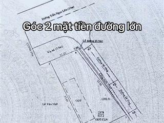 Bán lô góc 2 mặt tiền trần ngọc lên  đang có thu nhập sẵn quán cf  vị trí vip  giá chỉ 16 tỷ tl