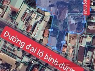 Bán đất 5.500m2 (2.100m2 thổ cư) mặt tiền quốc lộ 13. phường phú hoà tp thủ dầu một, bình dương