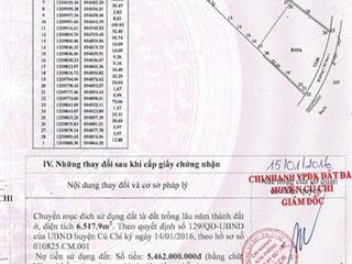 Bán đất mặt tiền võ văn bích ( 18.000m2 thổ 6.517m2 ) xã bình mỹ , h vủ chi , tphcm ( 135 tỷ )