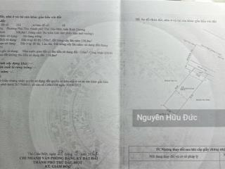 Bán đất mặt tiền quốc lộ 13 ( 10 x 31 ) 150m2 thổ cư . phường phú thọ , tp , tdm , bình dương