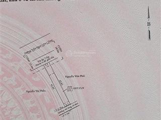 Lô đất 2 mặt tiền trung tâm liên thông tỉnh, dt 5.3x43m, thổ cư 154m2, giá chỉ 52tr/m2