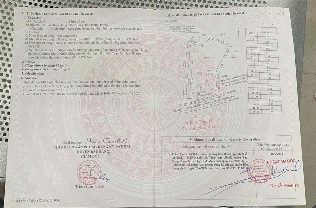 Đất sát bến cát  chính chủ cần bán gấp