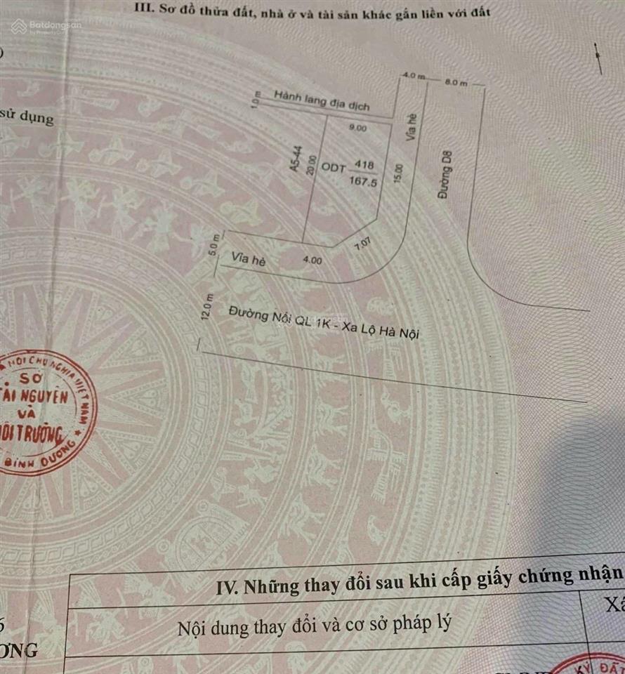 Chủ cần bán gấp lô đất 2 mt nhà phố, biệt thự vị trí đắc địa khu bình nguyên, 167.5m2