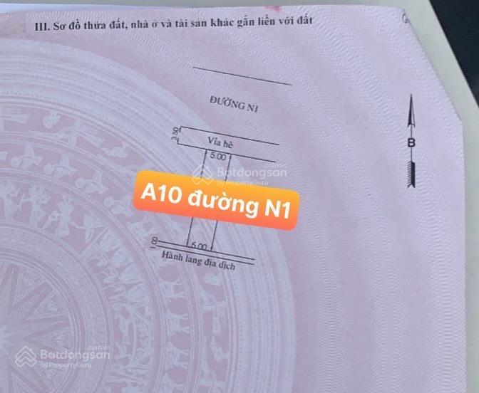 Chủ cần bán gấp lô đất vàng đường d5  n1, đối diện cổng chung cư ldg sky, kđt bình nguyên
