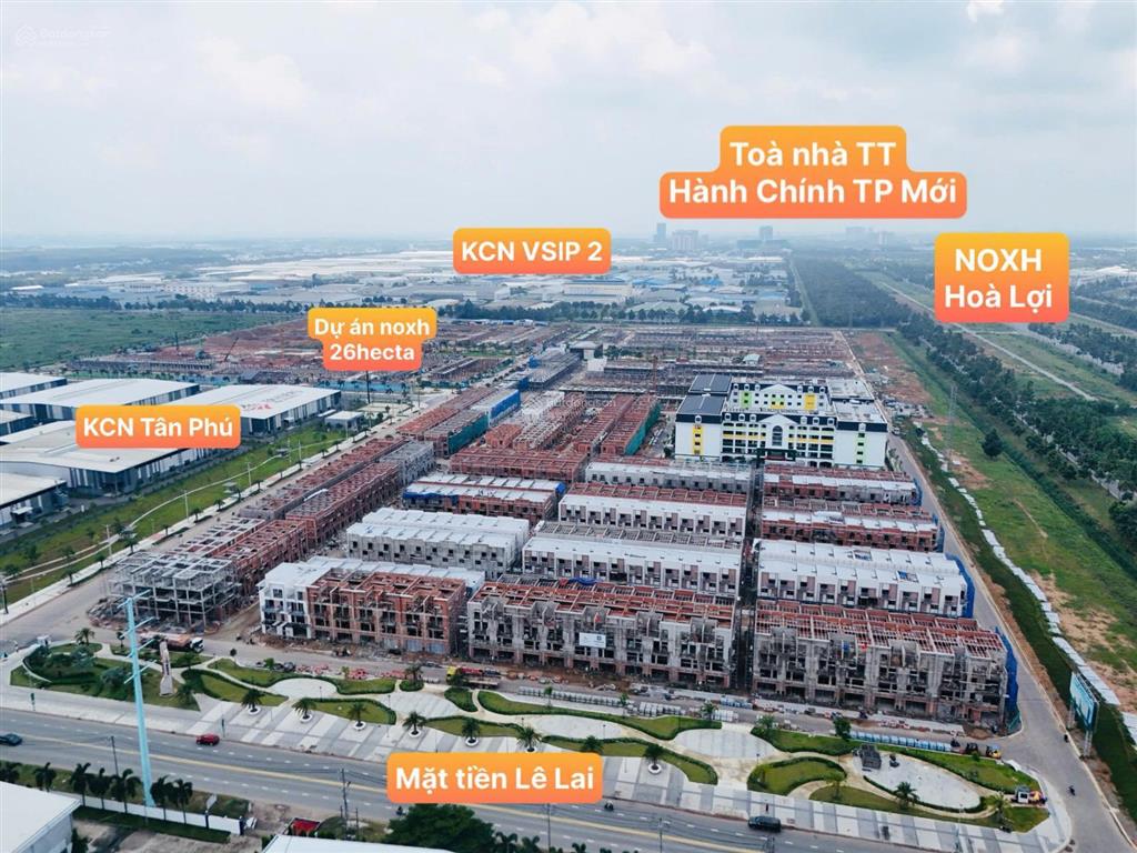 Shophouse 1 trệt 3 lầu (6x15m) mt kcn  đông đúc nhất tpm bình dương  hoàn thiện nội thất 7.9 tỷ