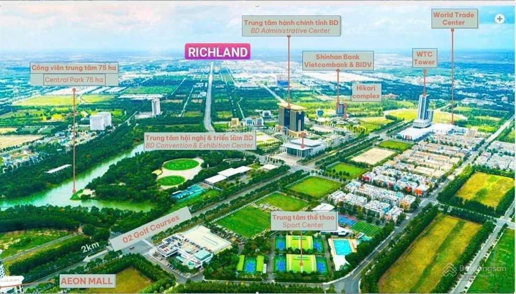 Dự án richland residence đã có sổ sẵn sàng nhượng giá đầu tư 1,35 tỷ