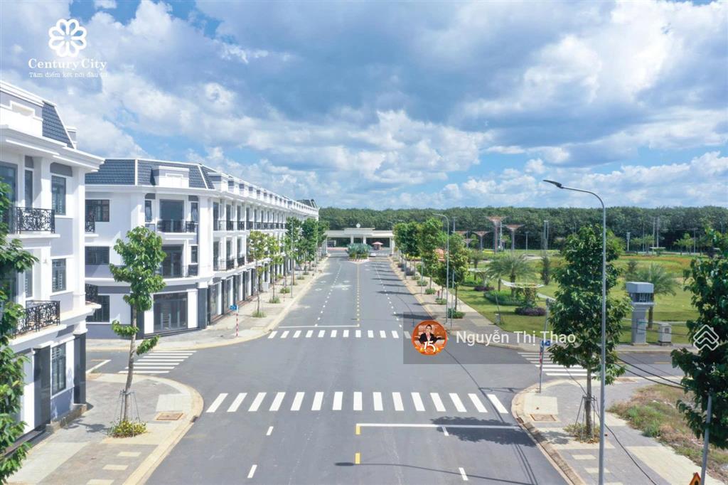 Shophouse century city 1 trệt 2 lầu mặt tiền đường 25m, gần sân bay long thành  bank hỗ trợ 70%