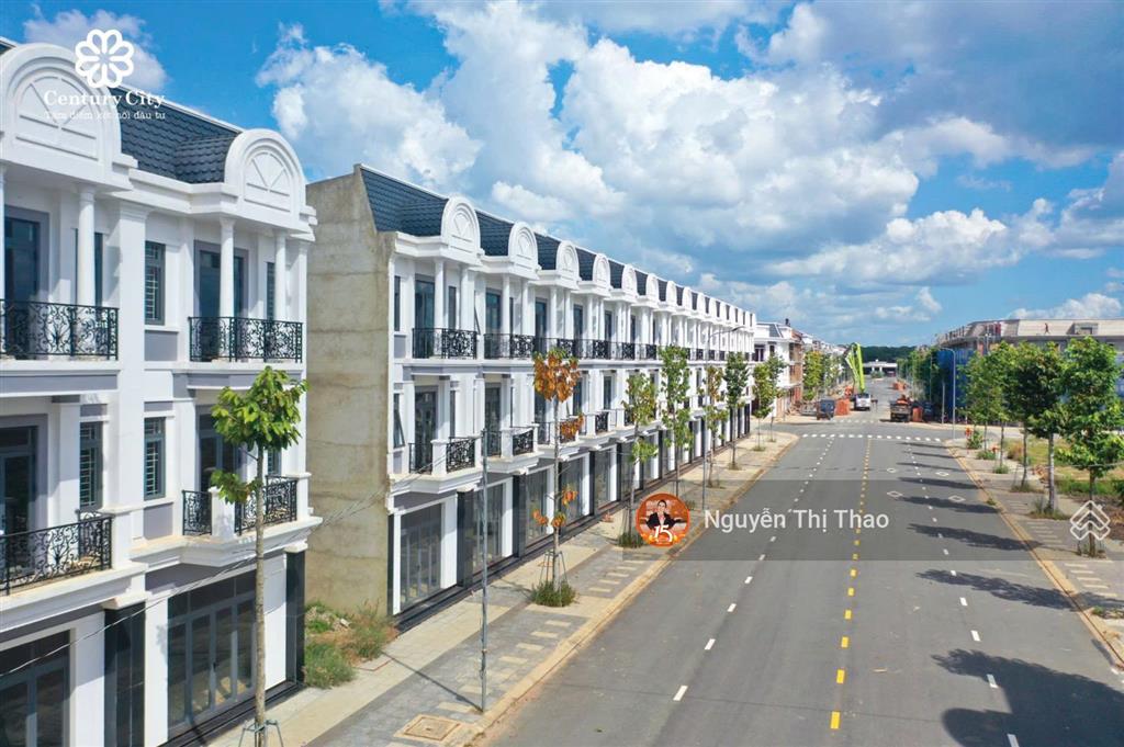 Shophouse century city 1 trệt 2 lầu mặt tiền đường 25m, gần sân bay long thành  bank hỗ trợ 70%