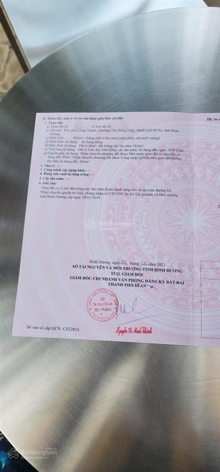 Bán đất hẻm xe tải đường lê hồng phong, p.tân đông hiệp, tp.hcm