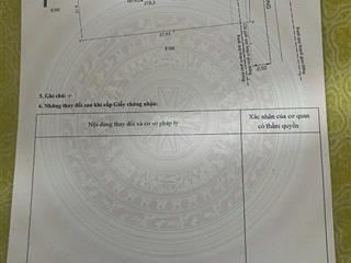 Bán lô đất gần đường trần hưng đạo, phường đông hòa, dĩ an. dt 219,3m2, ngang 9m