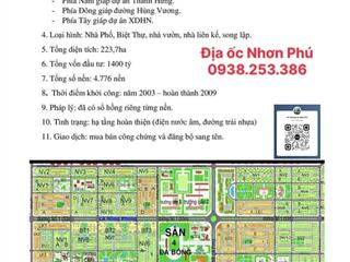 Chủ kẹt tiền bán lô đất dự án hud dt 120m2 giá 1ty620tr/nền sổ sẳn   0938 253 ***