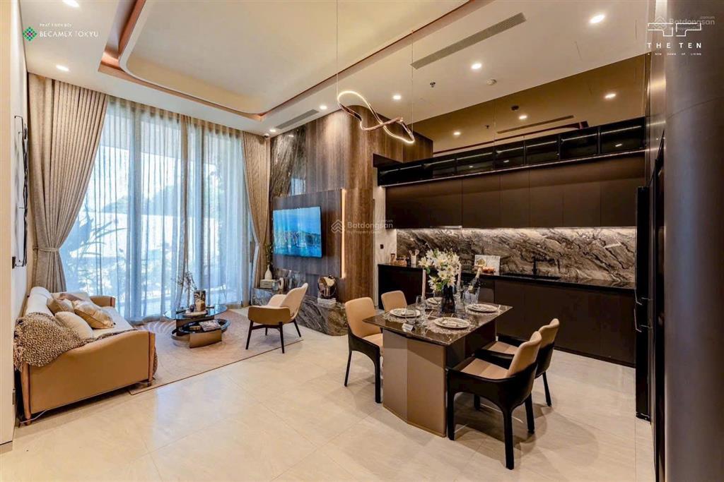 Căn hộ 5 sao the ten, 2pn  2wc, diện tích 90m2, thanh toán 20% nhận nhà khai thác cho thuê 35tr/th