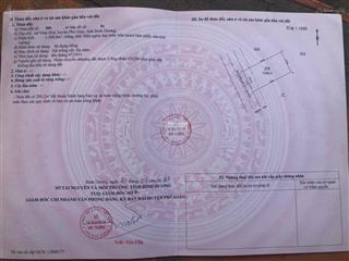 Chính chủ cần bán lô đất đường mặt tiền dh512  xã vĩnh hòa  phú giáo