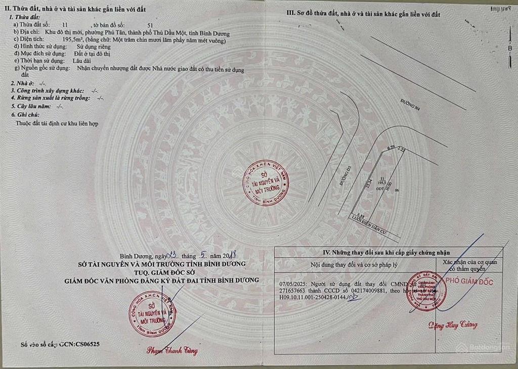 Chính chủ gửi bán lô góc mặt tiền võ văn kiệt, đối diện diện dự án đại nam tp mới