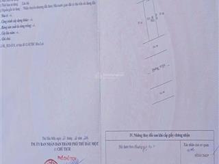 Chủ kẹt tiền cần bán lô đất mặt tiền đường phạm hùng phường hoà phú (nay là phường bình dương)