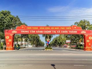 Chủ bán 2 nên đất 650tr  mặt tiền 18m tại minh lập, chơn thành