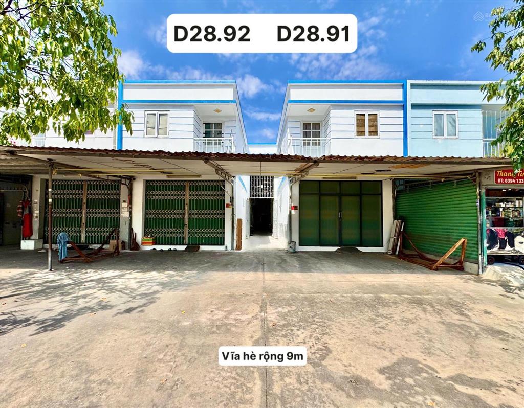 Bán cặp nhà d28.9192 mặt tiền n15 chợ bàu bàng 2 kiot 8 phòng trọ full tc. giá chỉ hơn 4 tỷ